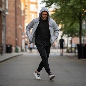 424 - 🏍️ Uni-Sex Zip Up Artwork Hoodie